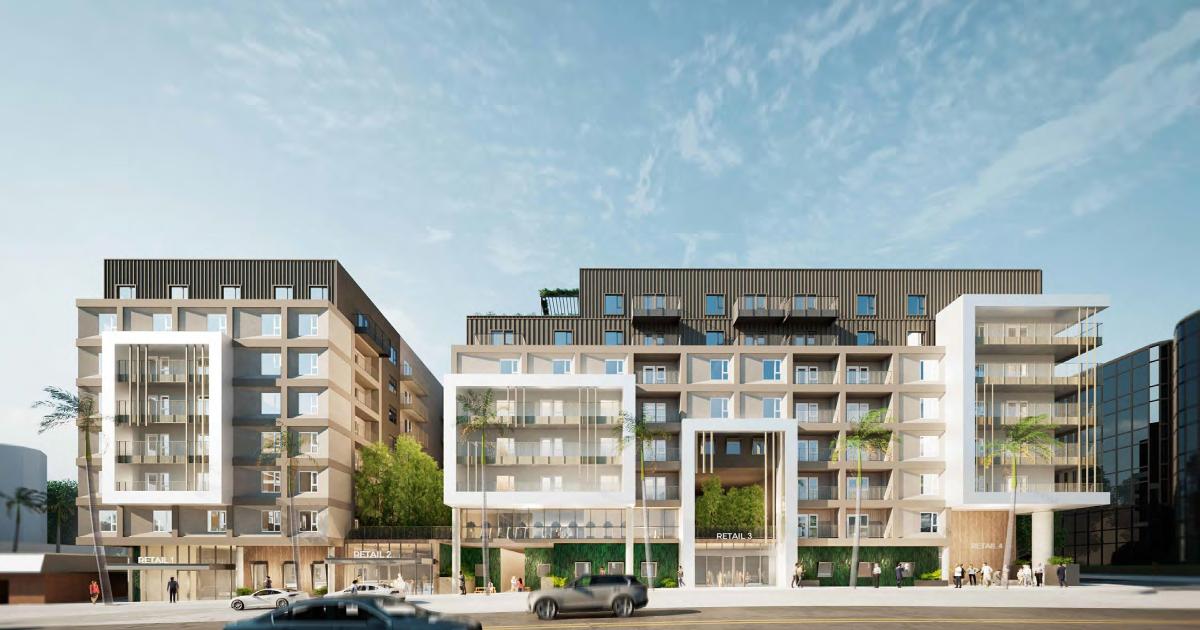 New look for proposed mixed-use complex at 1931 Wilshire Blvd. in